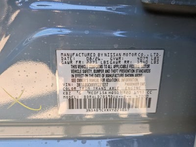 2027 Nissan Sentra SV