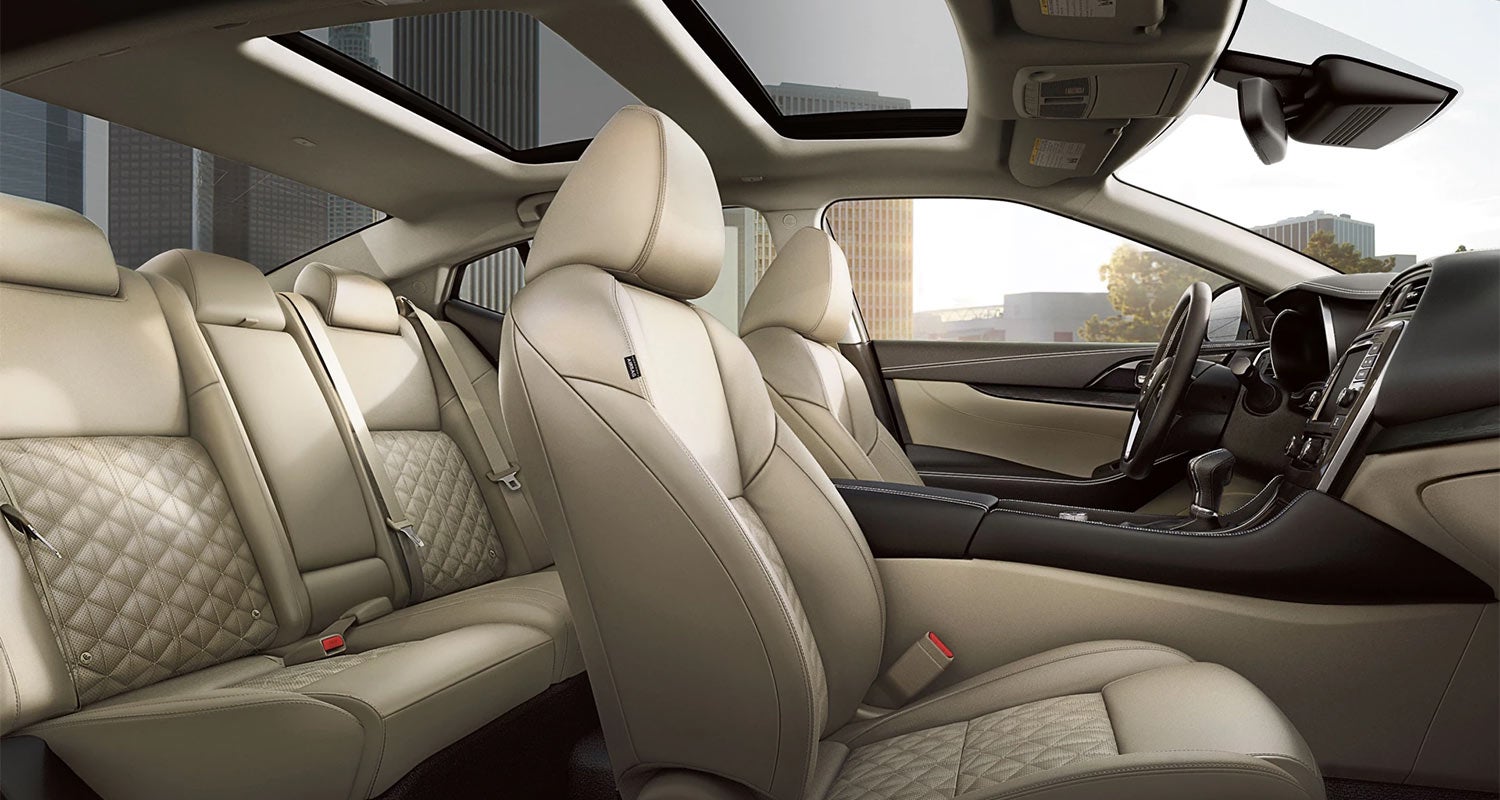 2022 Nissan Maxima showing luxurious leather front seats | Natchez Nissan in Natchez MS