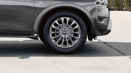 2023 Nissan Armada wheel and tire | Natchez Nissan in Natchez MS