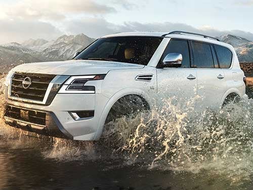 2023 Nissan Armada off-roading