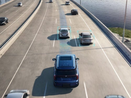 2025 Nissan Armada model view of safety feature