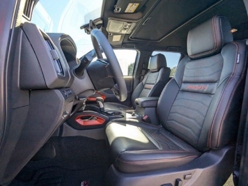 2025 Nissan Frontier front seating area